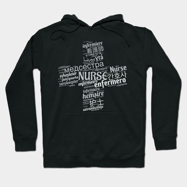 Nurse Around the World Hoodie by MonkeyMadness
